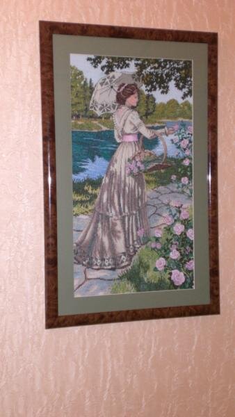 Дама в саду