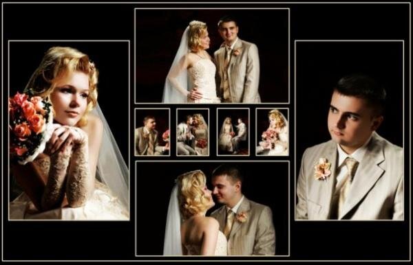 наш свадебный коллаж