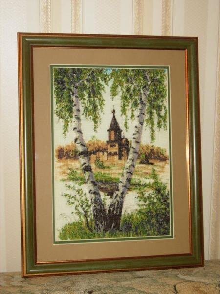 Церковь. Одна из первых работ.