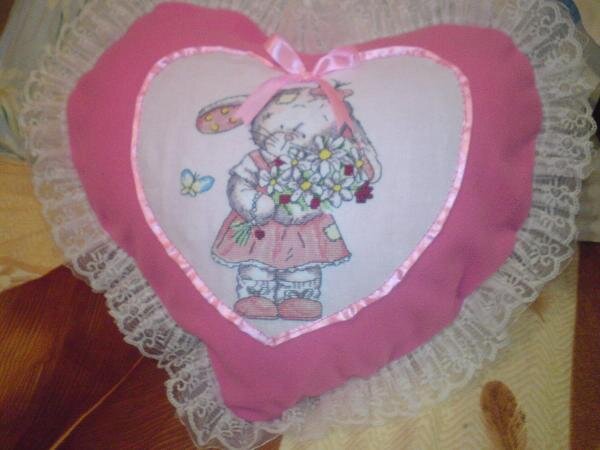 падушечка с зайкой