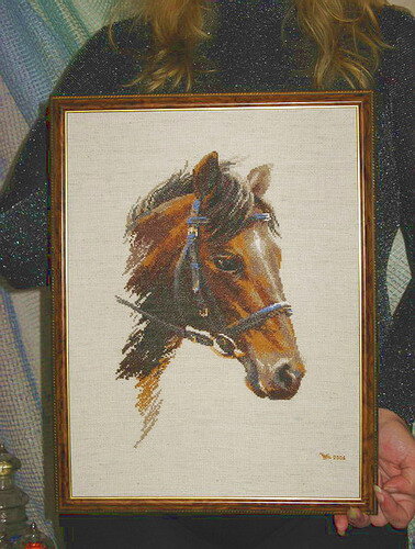 Отправила в Одессу, девушке которая оченно любит лошадок :)