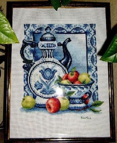 Теперь висит на кухне у родителей девушки, которая оченно любит лошадок :)