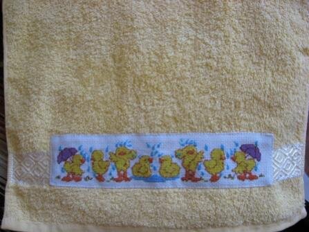 Утятки под дождём