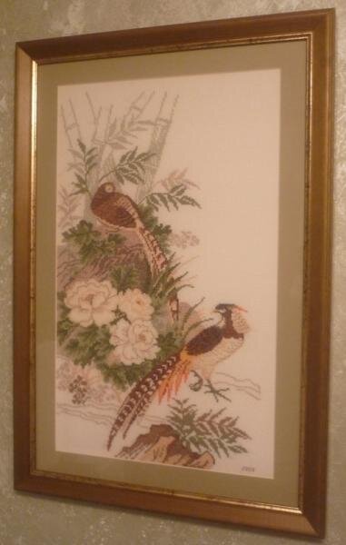 Фазаны. В пару к цаплям.