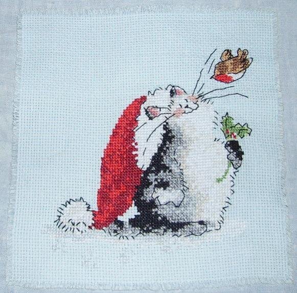 Новогодний котенок