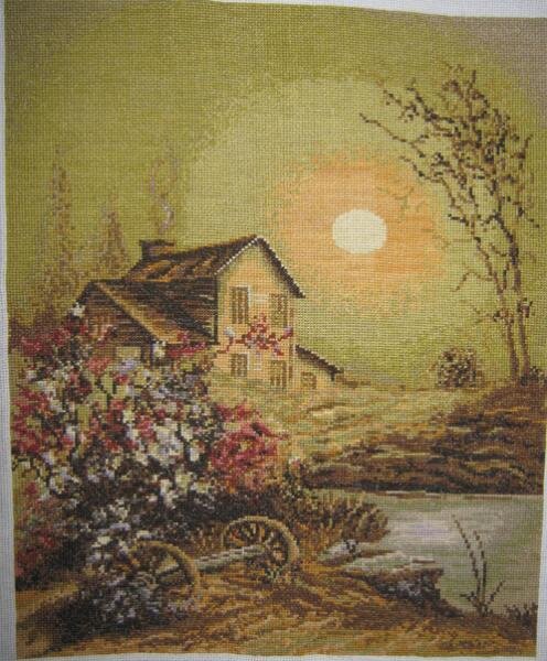 домик у реки. только вчера закончила