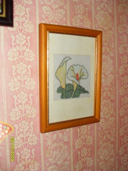 Каллы с паспарту из журнала "ВК"