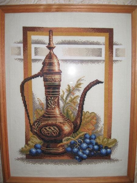 натюрморт с виноградом