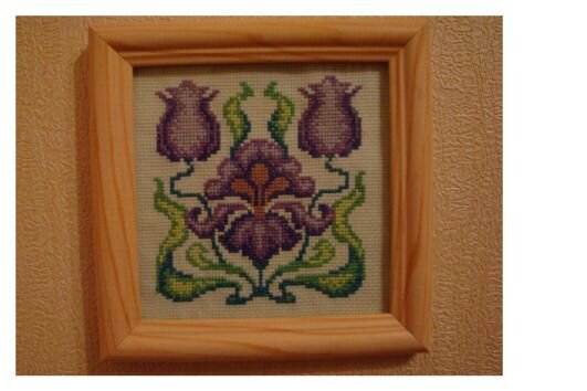 Это самая первая моя работа, с которой и началась моя болезнь к вышивке