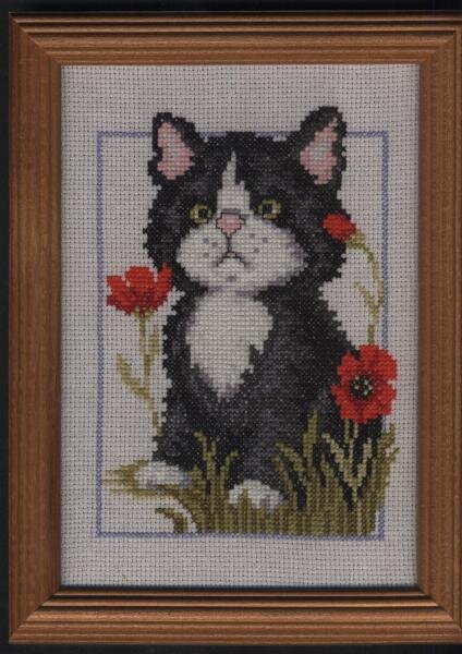 Чёрный котёнок. СО57. 
Самая первая моя работа.