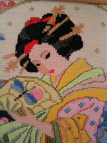 Фрагмент "Японкой красавицы".