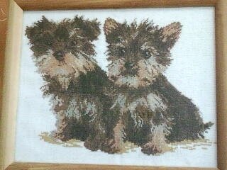 Тяжело вышивалась,много коричневых оттенков.