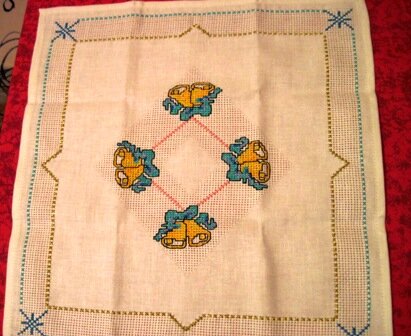 Новогодняя салфетка