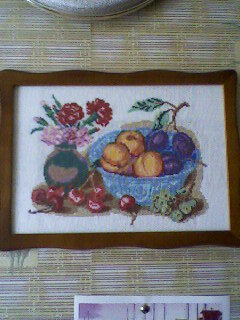 Это я маме вышивала, она мне фото по ммс прислала, качество фото не очень хорошее