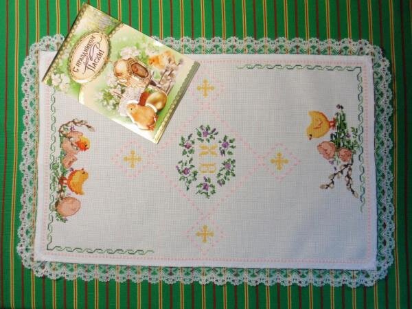 пасхальная салфетка