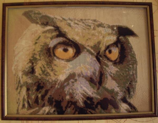 IMGP6093
Это моя вторая! работа. Просто купила схемку, попросила продавца подобрать нитки и в путь - шила около года