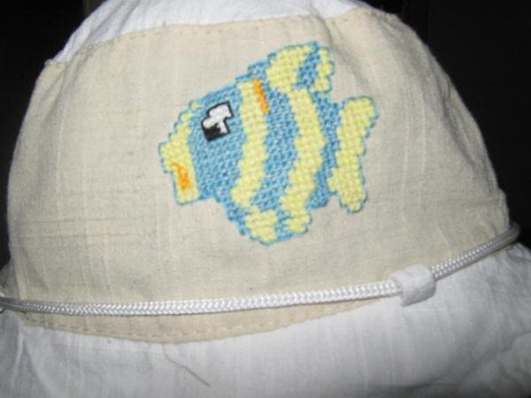 первый раз вышивала на одежде