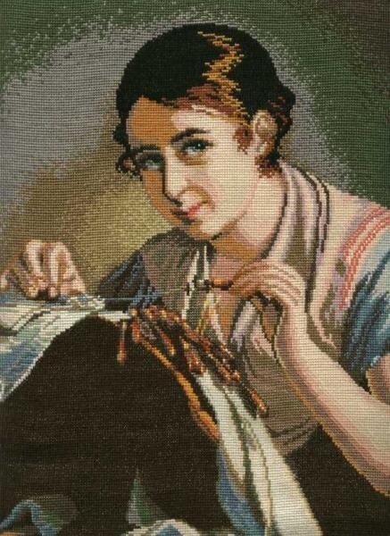 Вышивальщица