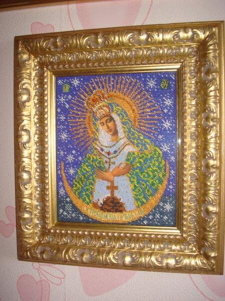 первая работа из бисера