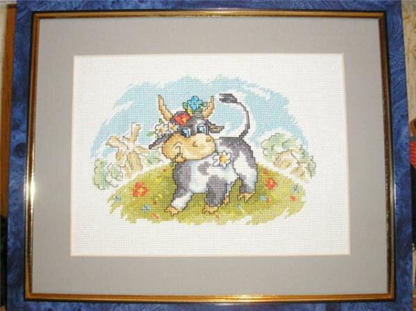 "На лугу"
Символ года быка