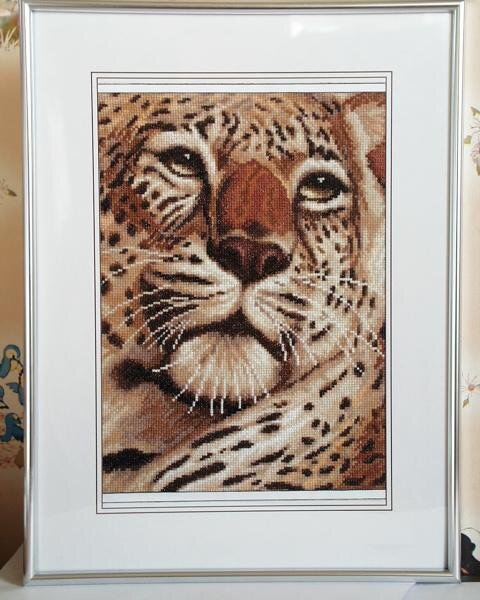 И вот такой получился благородный и задумчивый ягуар!