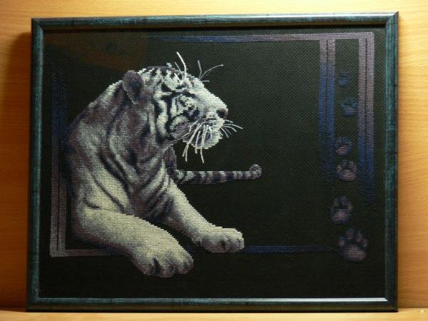 Моя первая работа. Подарила папе на 55-и летие