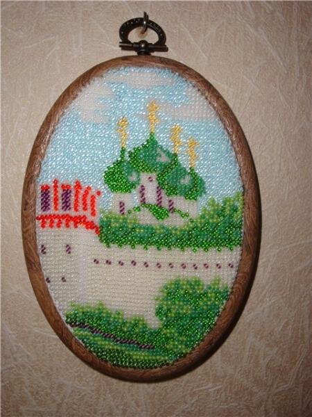 Монастырь из бисера