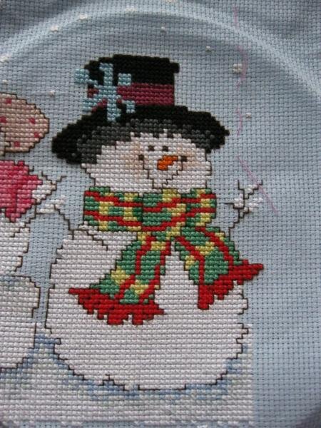 снеговичок в шляпе :-)