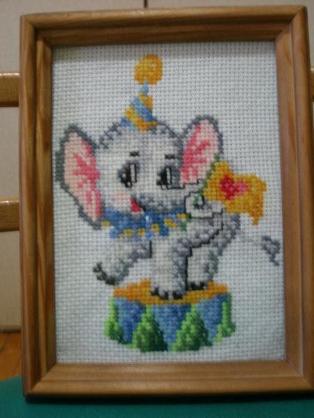 слоник, моя первая работа.