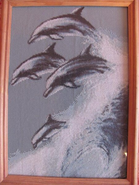 Тоже сестра вышивала..