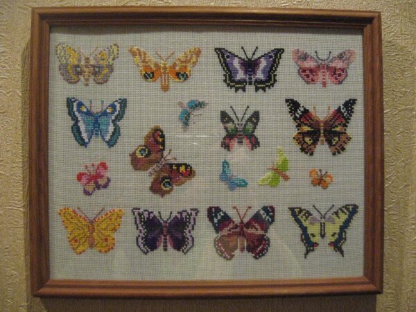 БАБОЧКИ-самая первая работа