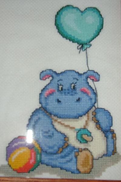 вышивала моя подруга, для моего сына. С боку надо подписать имя, дату рождения и час рождения.