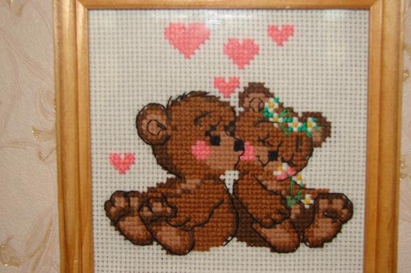 Мишки. Очень классно смотрятся.