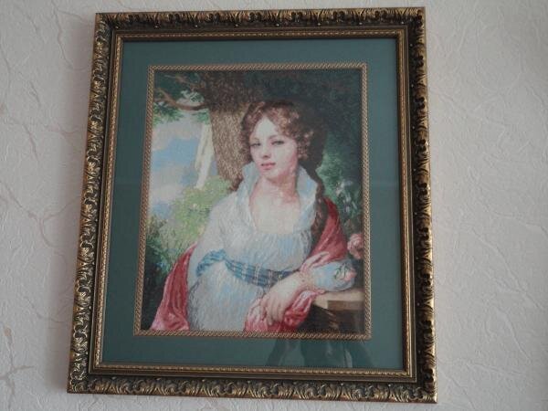 Это первая большая работа "Портрет М.Лопухиной" от ЗР.