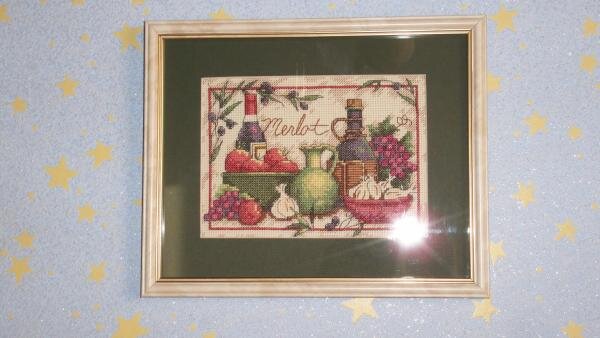 "Букет средиземноморья" - вышивала по набору Dimensions