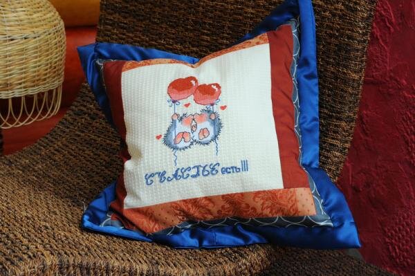 Подушка "Ёжики"