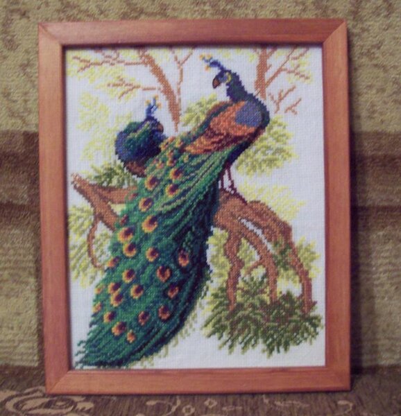 Моя пробная, самая первая работа Павлины.