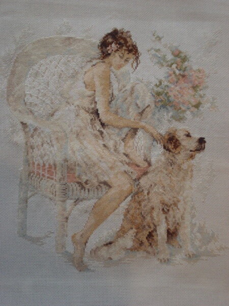 Девушка с собакой