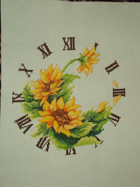 часы подсолнух