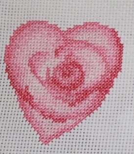 Розочка сердечко
