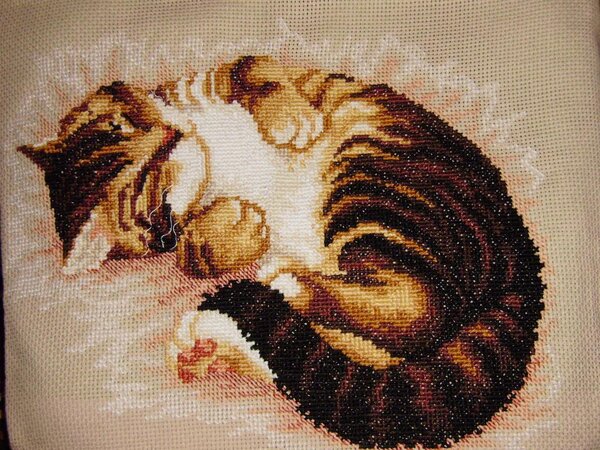 подушка КОШКА