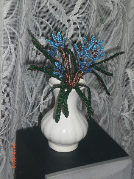 первый опыт работы с бисером