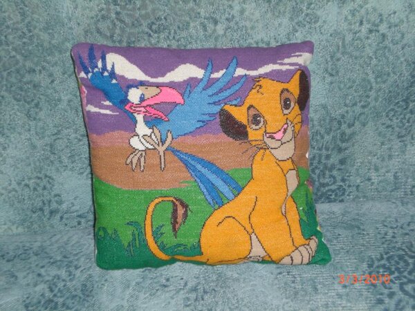 вышывка школьных годов шерстяными нитками