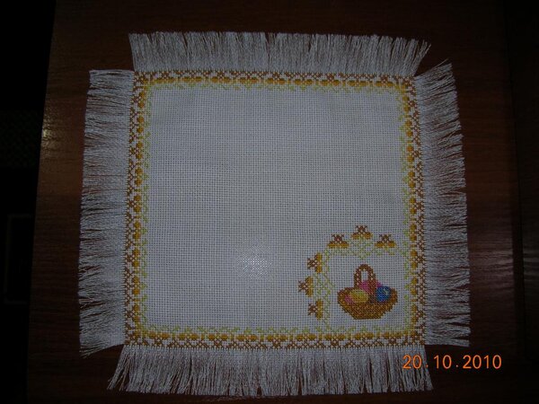 Пасхальная салфетка