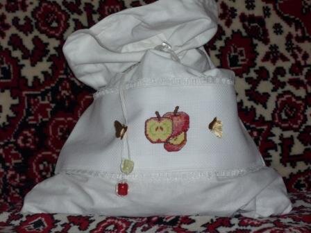 мешочек для сушеных яблок