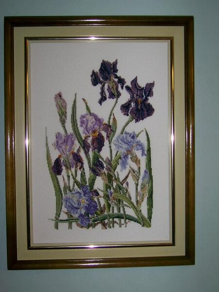 "Ирисы" из журнала "Сюзанна"