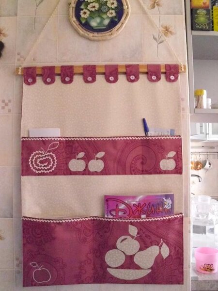 Панно. А это мой сборник всяких листочков и записулек, теперь все в одной кучке.