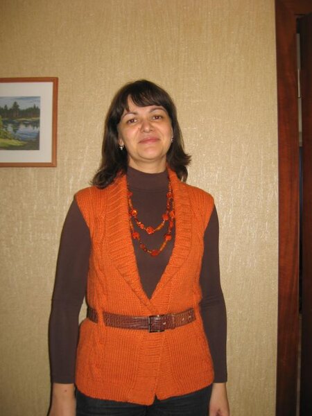 та же жилетка в другом обрамлении