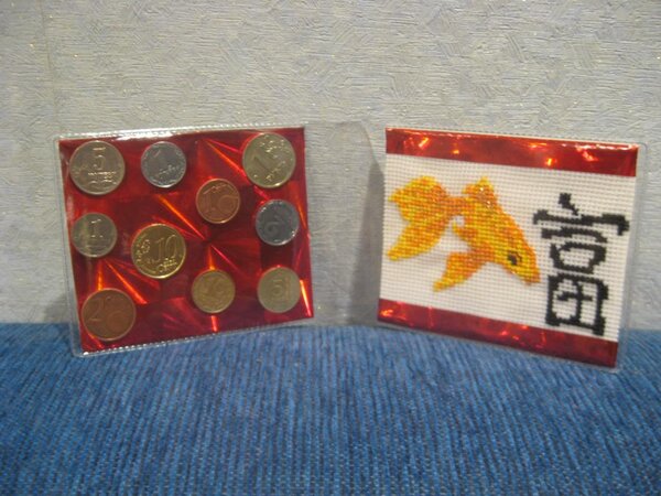 золотая рыбка в кошелёк