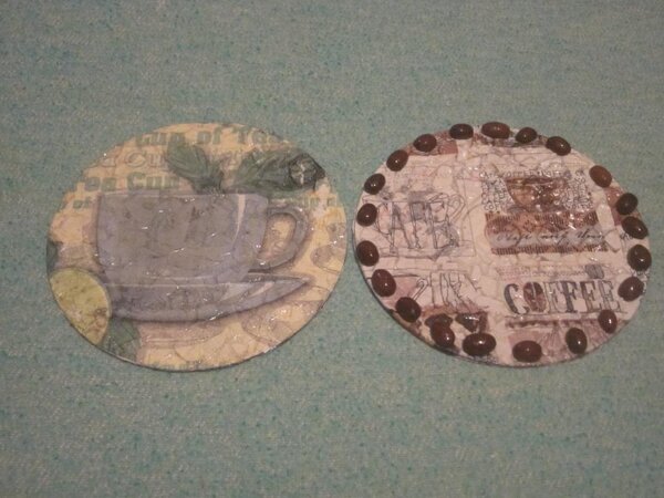 Подставочки для чашечек - сюрприз Вредине